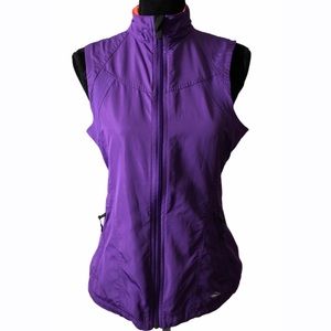 brooks vest mens purple